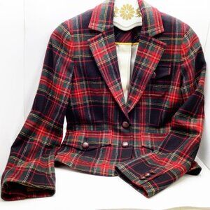 (J. CREW) Plaid Blazer